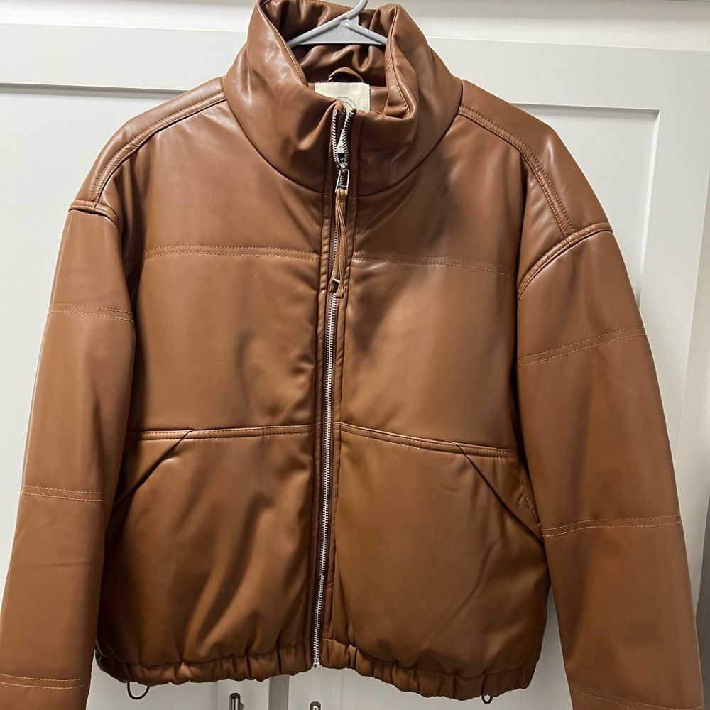 Leather Jacket Brown